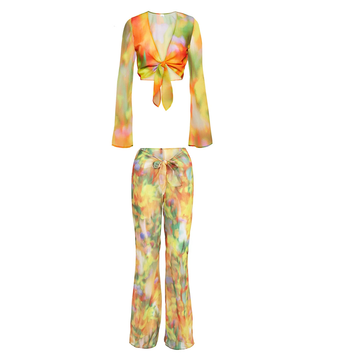 2 Cover Ups High Waist Bikini