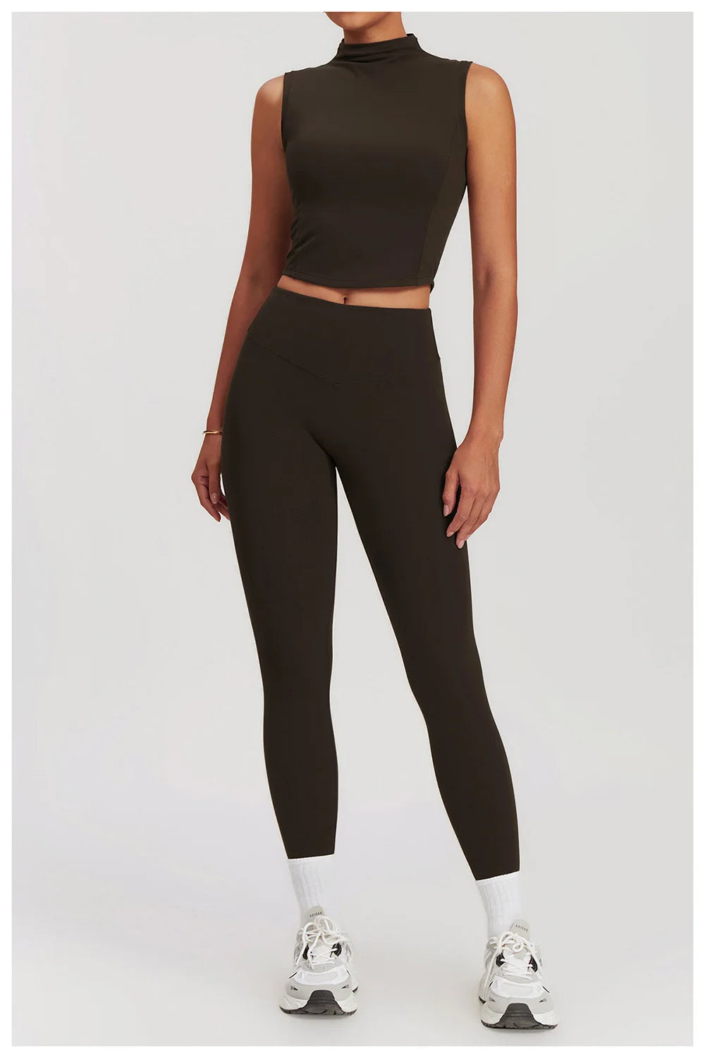 Tennis Skirt Leggings Tank Shorts Suit Yoga Gym Sets