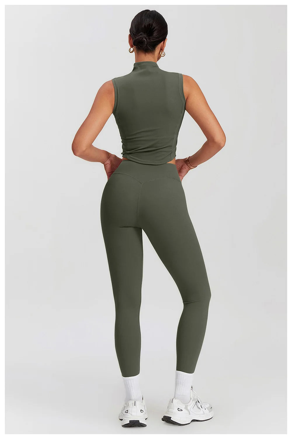 Tennis Skirt Leggings Tank Shorts Suit Yoga Gym Sets
