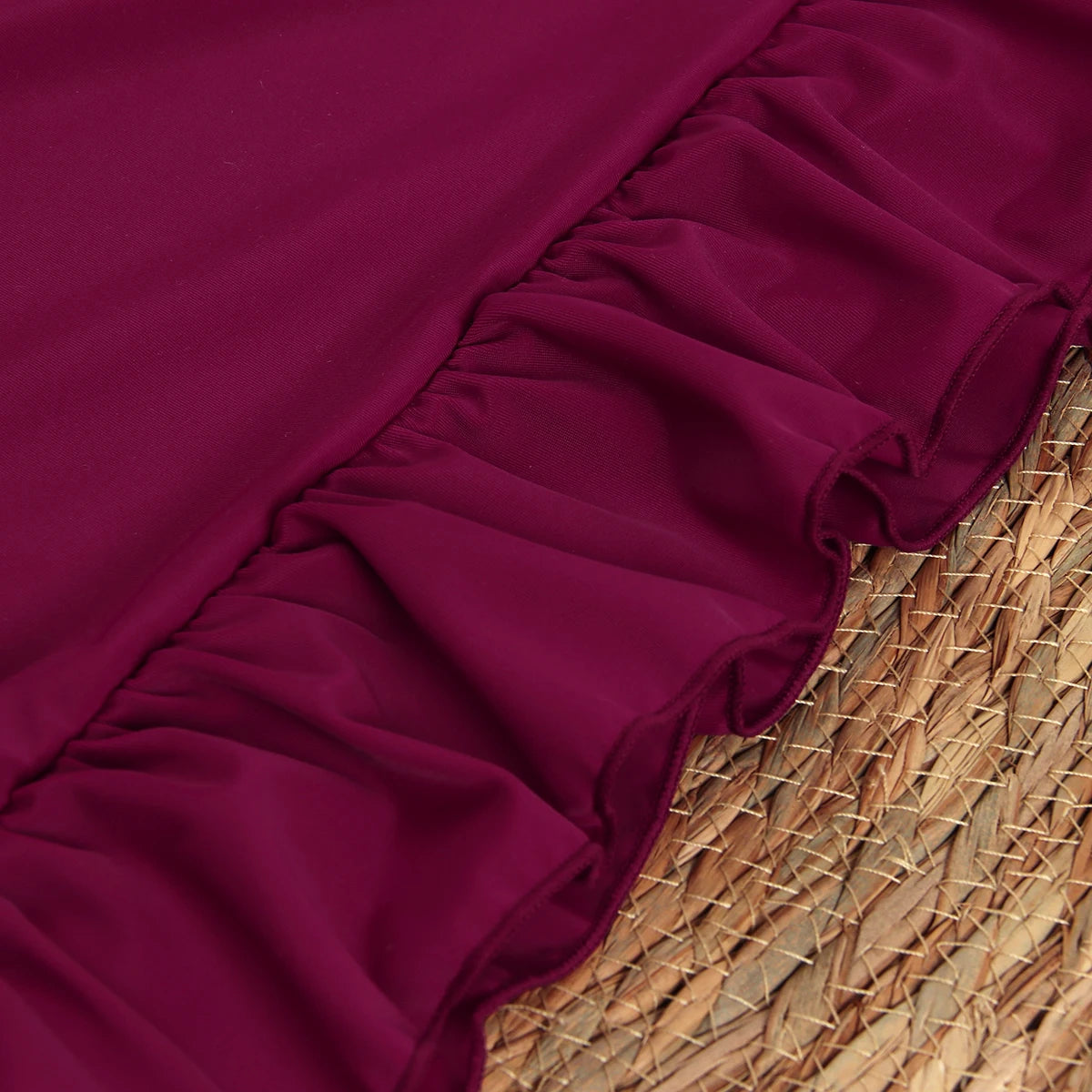 Solid Patchwork Hollow Out Women Two Piece