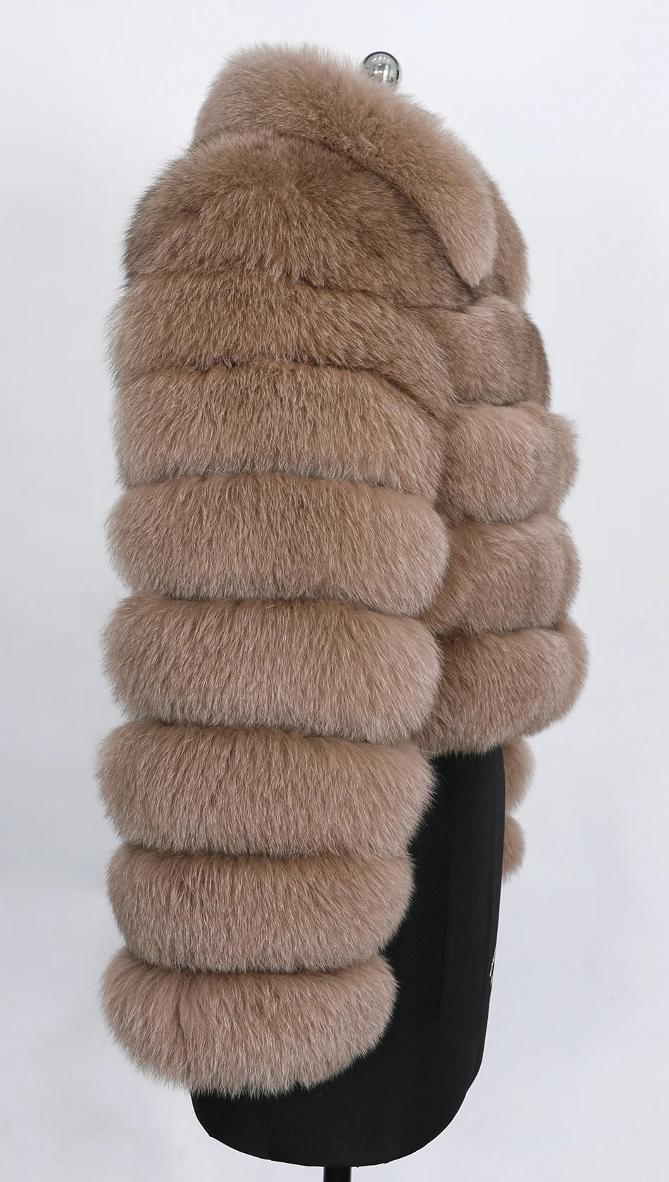 Women Winter Short collar Natural real Fox Fur