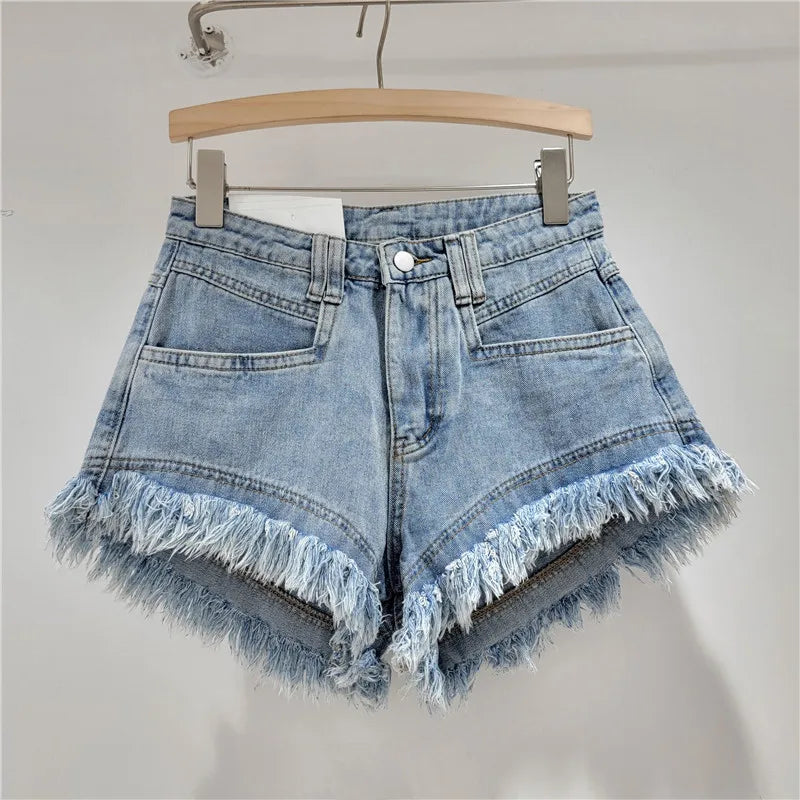 Raw Denim Shorts