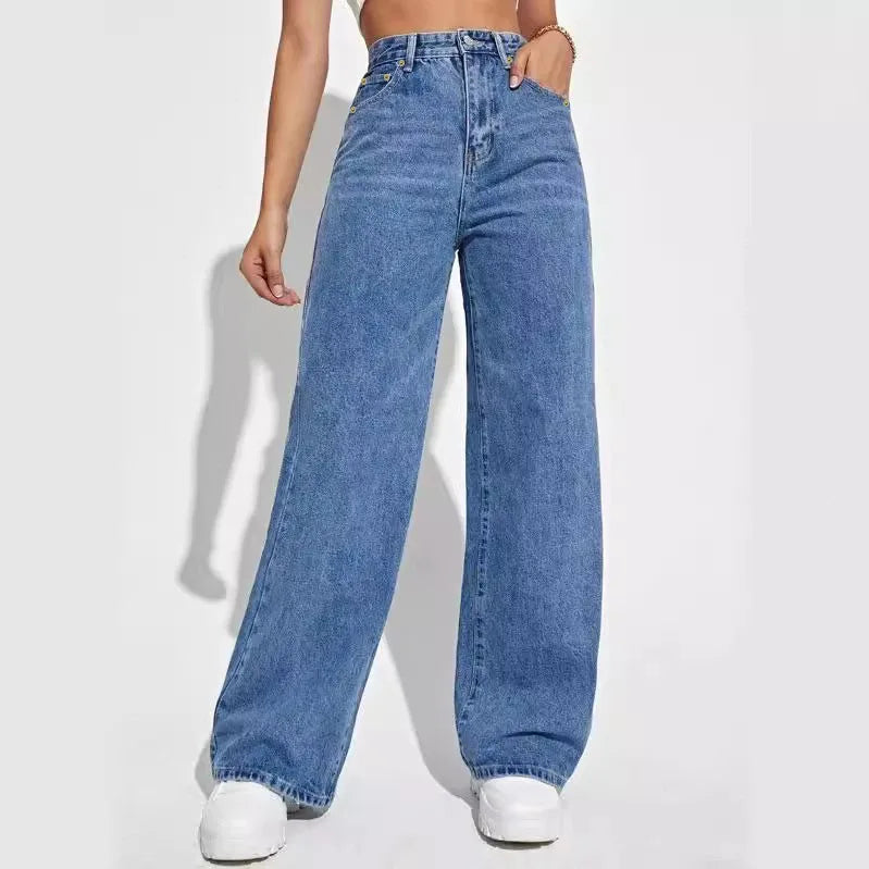 Women Jeans Denim Wide Leg