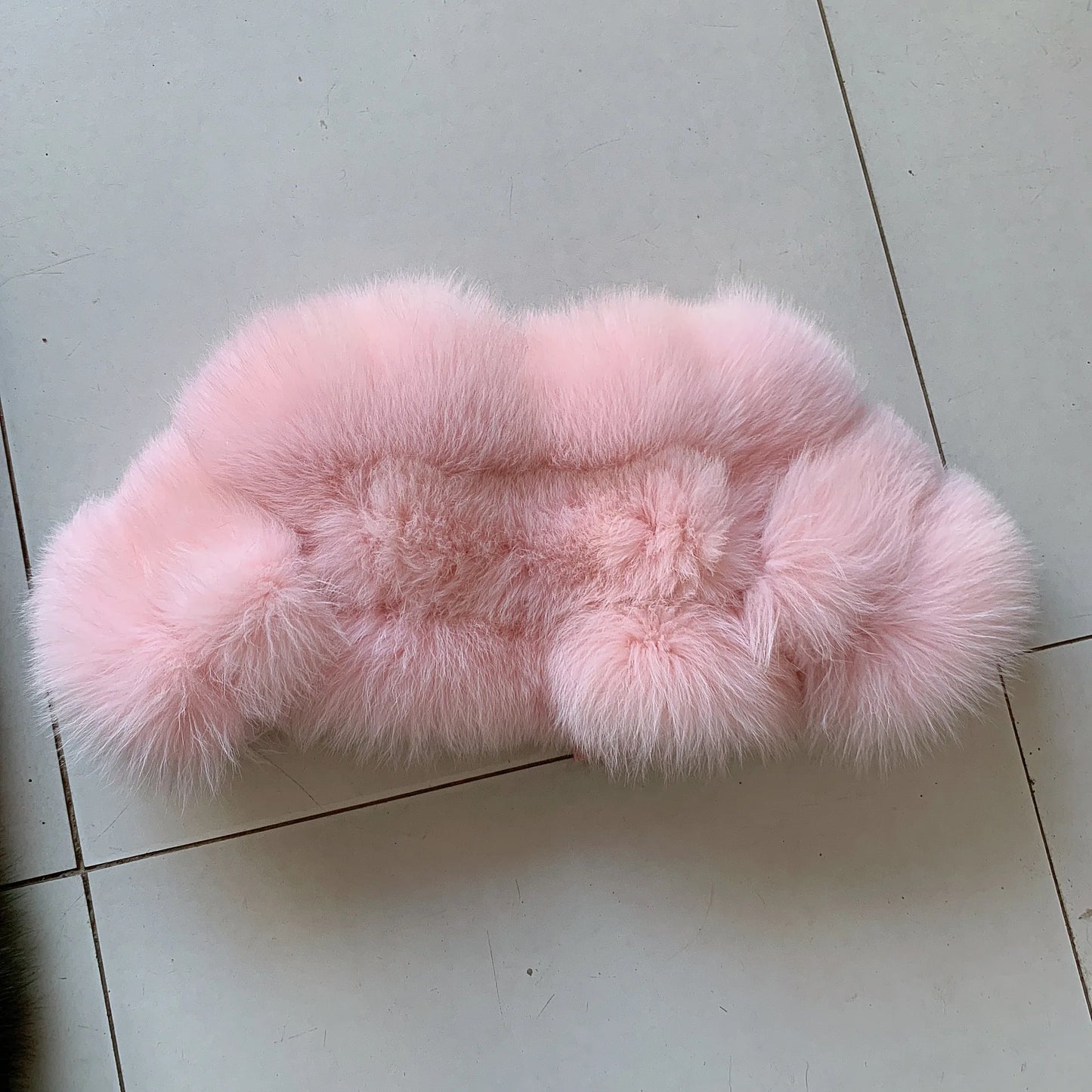 Children's fur jacket real fox fur