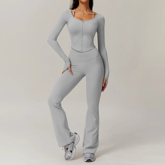 2PCS Women Tracksuits Yoga