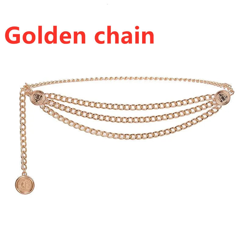 Metal Tassel Chain Waist Chain Belt