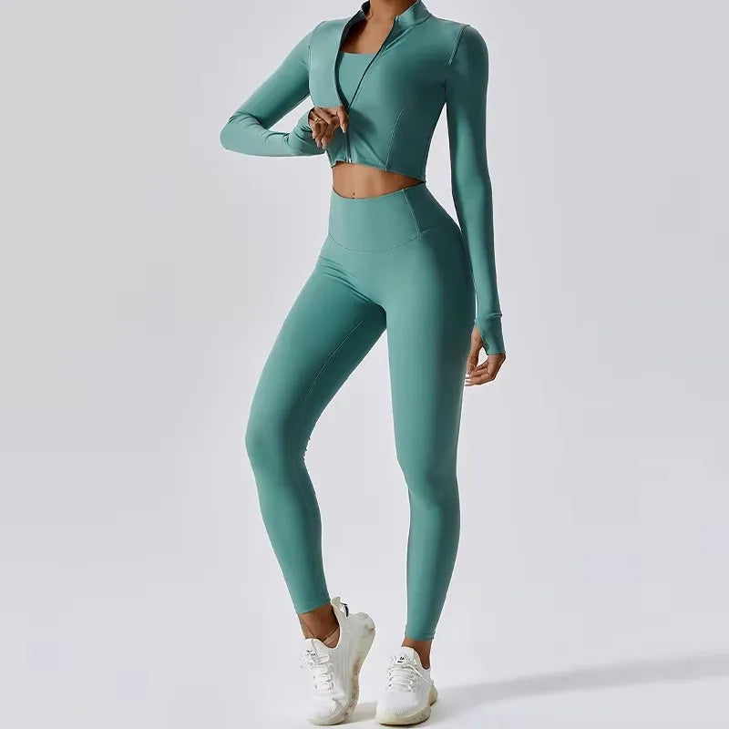 Three piece gymwear