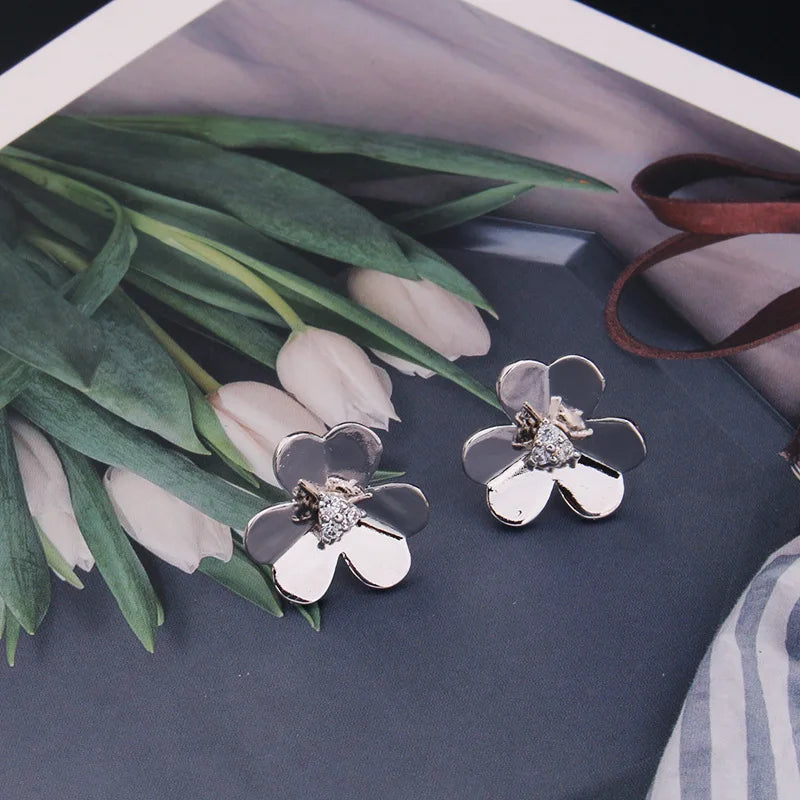 Lucky Clover Flower Pendants Necklaces