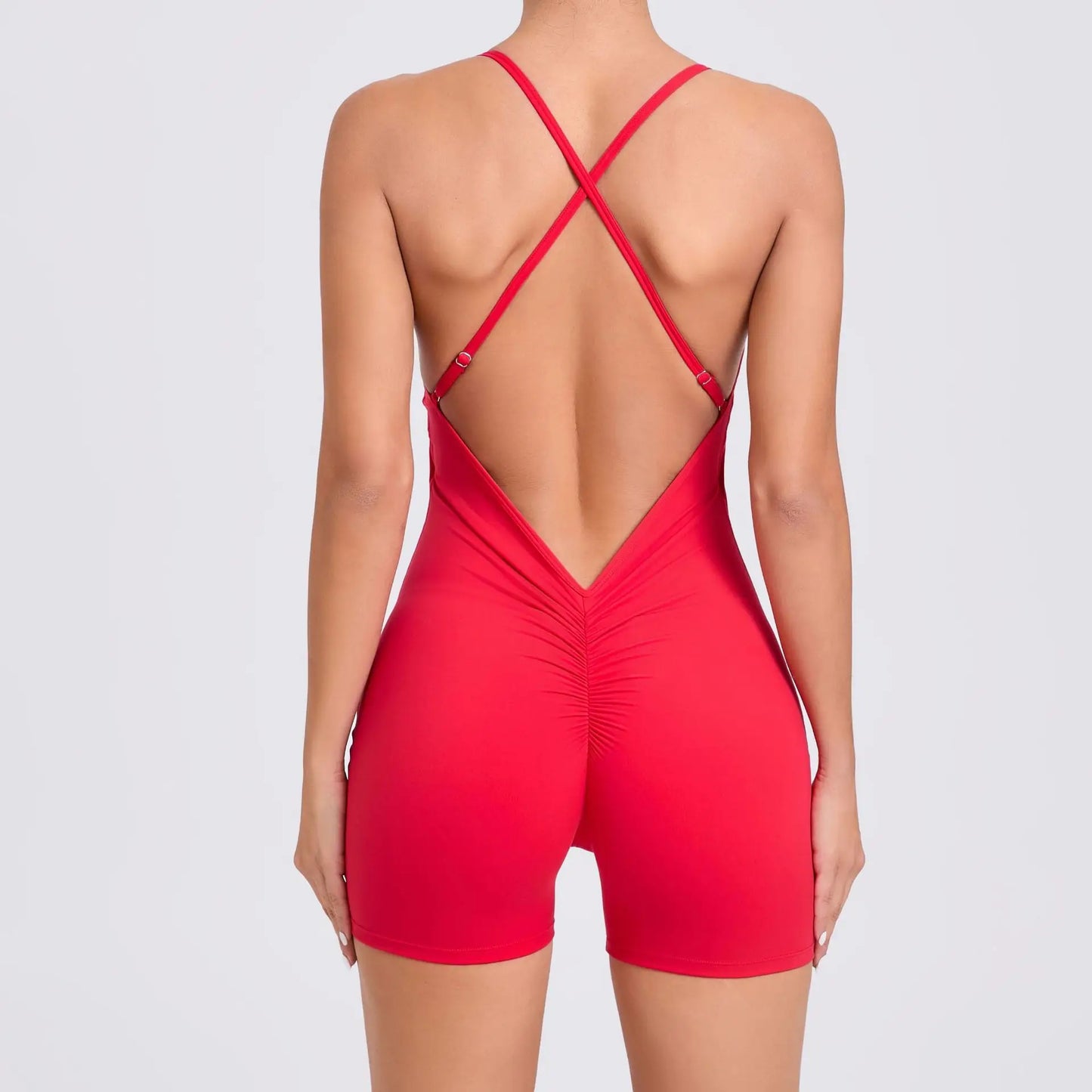 Women Yoga Bodycon Jumpsuit