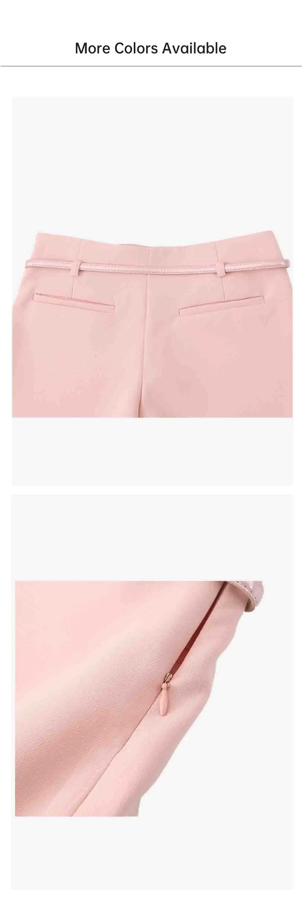 Pink belted Two piece shorts and belted shorts