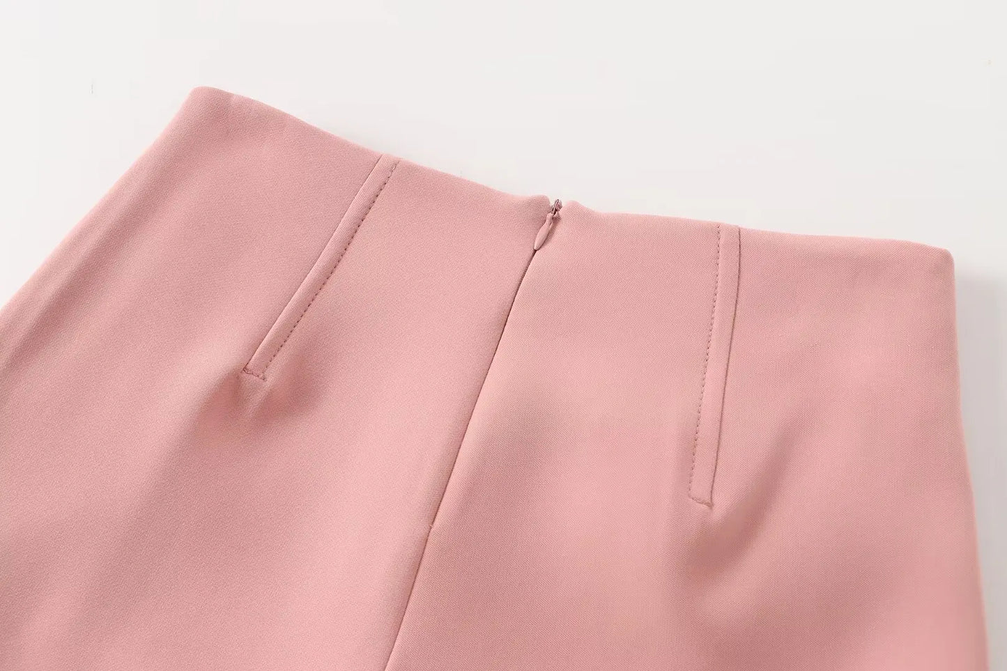 Pink High Waist Skort