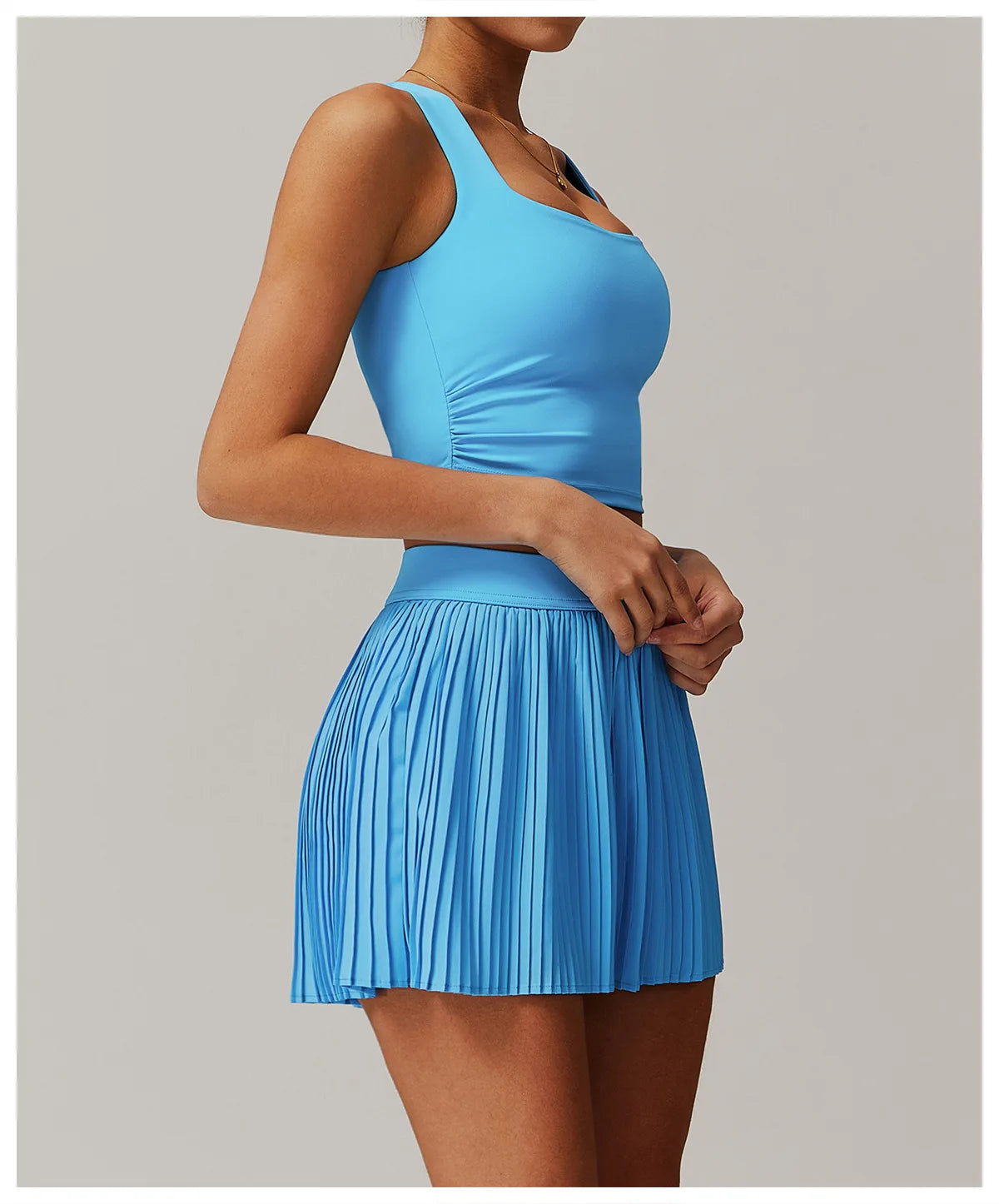 Womens two piece tennis outfit