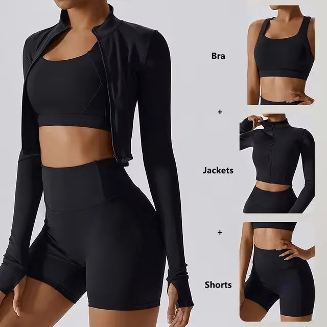 Three piece gymwear