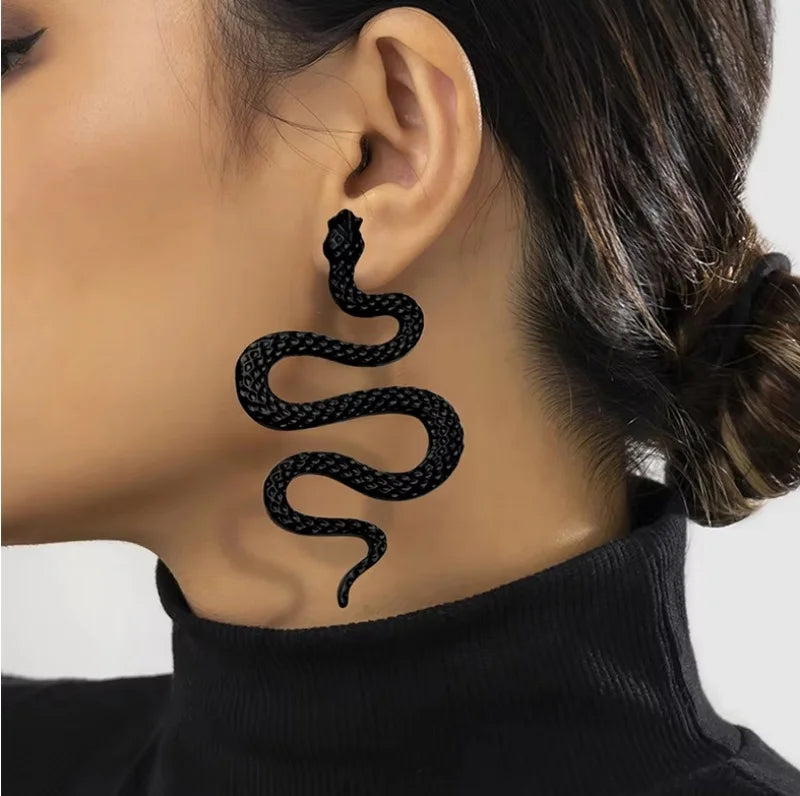 snake earrings