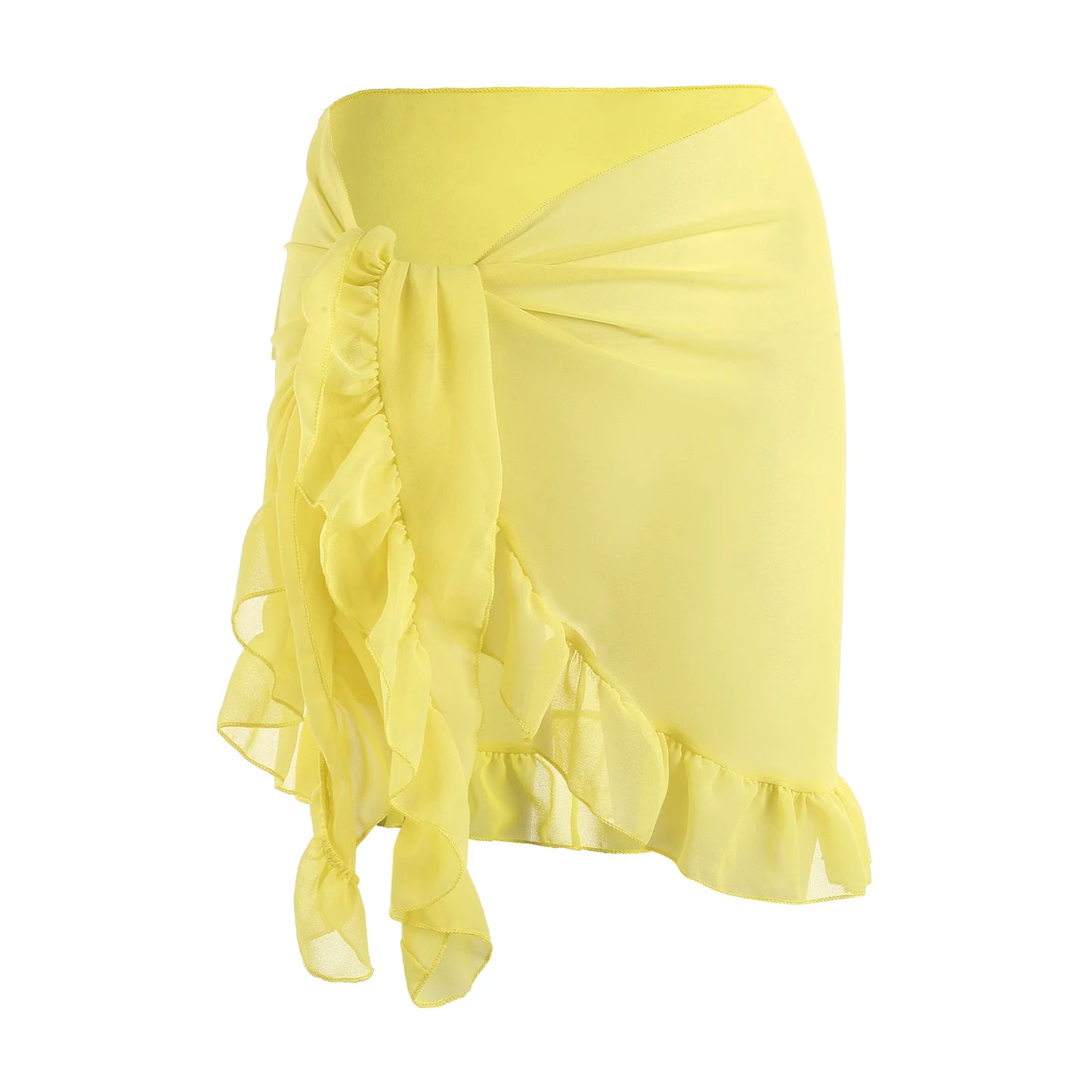 Women Cover-Ups Skirts Chiffon Swimwear