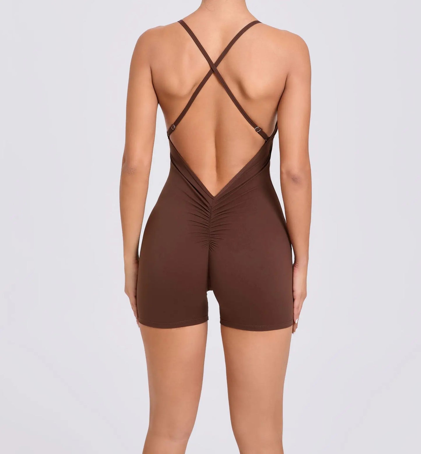 Women Yoga Bodycon Jumpsuit