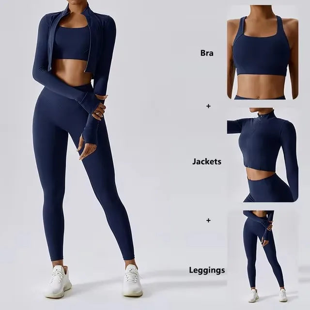 Three piece gymwear