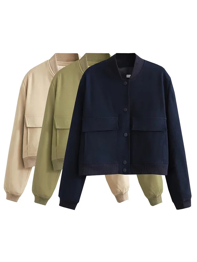 Collar Bomber Jacket