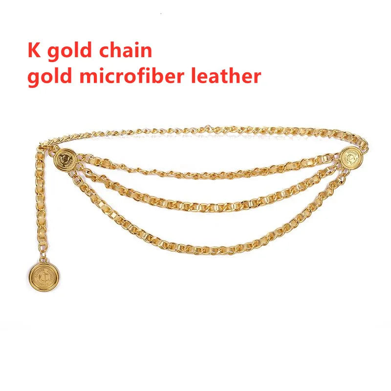 Metal Tassel Chain Waist Chain Belt