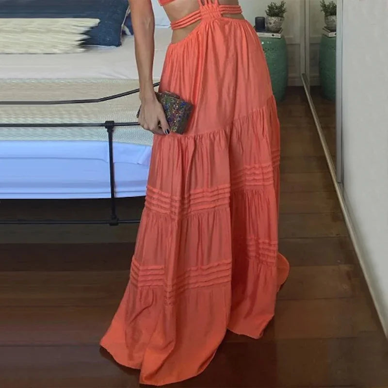 Long Dresses Strap Sleeveless Backless