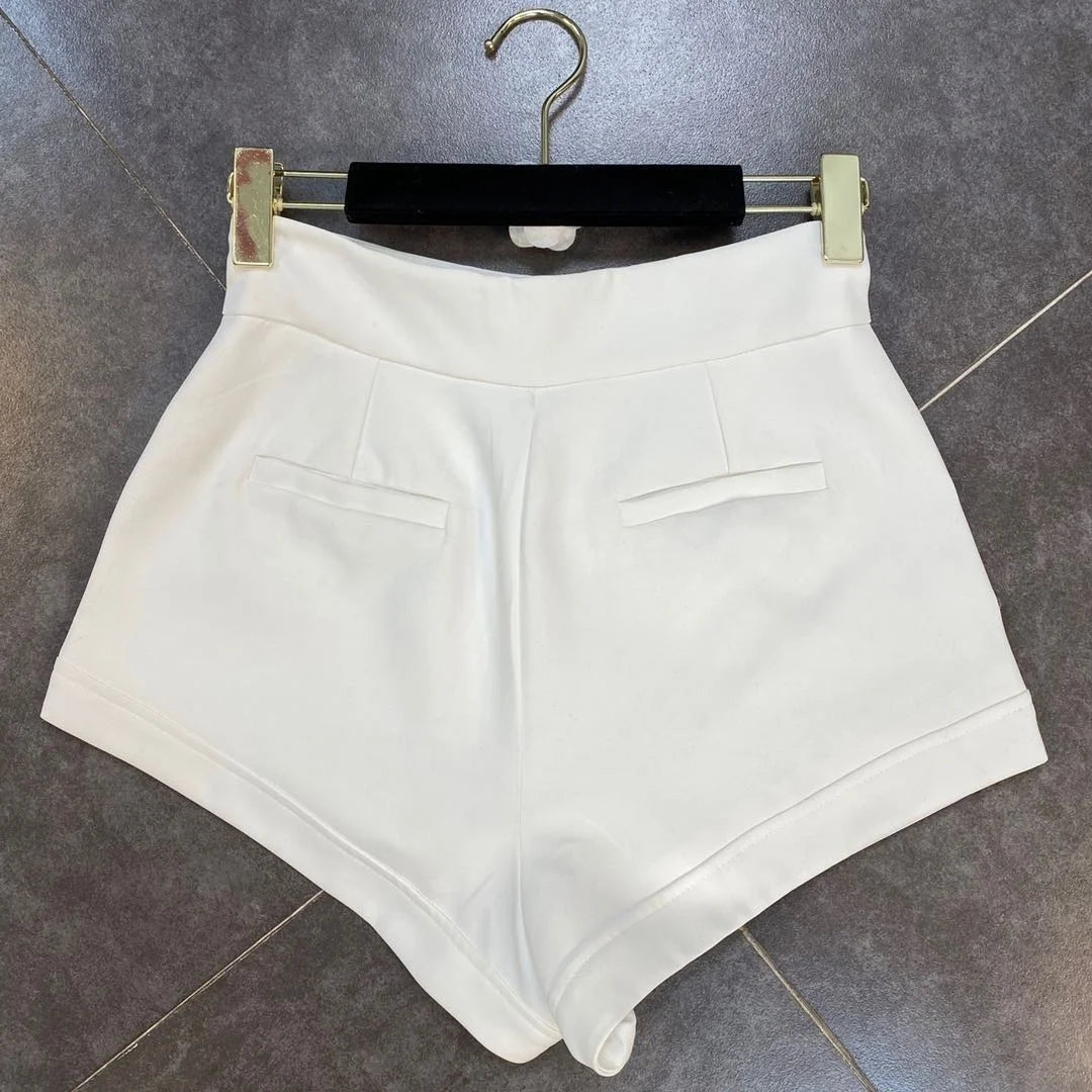 High Waist Diamonds Shorts