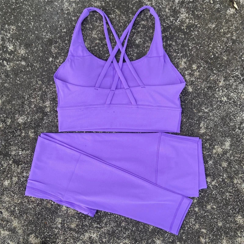 Womens two piece gymwear