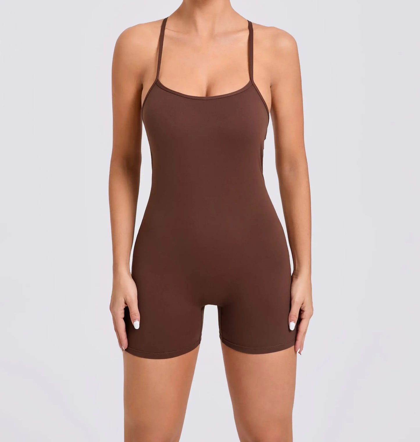 Women Yoga Bodycon Jumpsuit