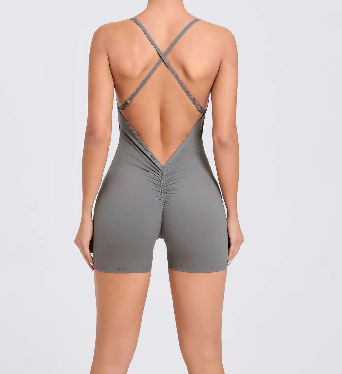 Women Yoga Bodycon Jumpsuit