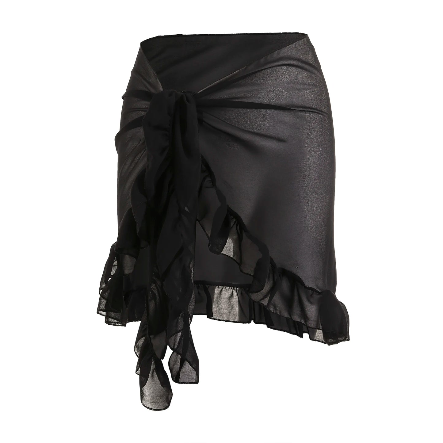 Women Cover-Ups Skirts Chiffon Swimwear