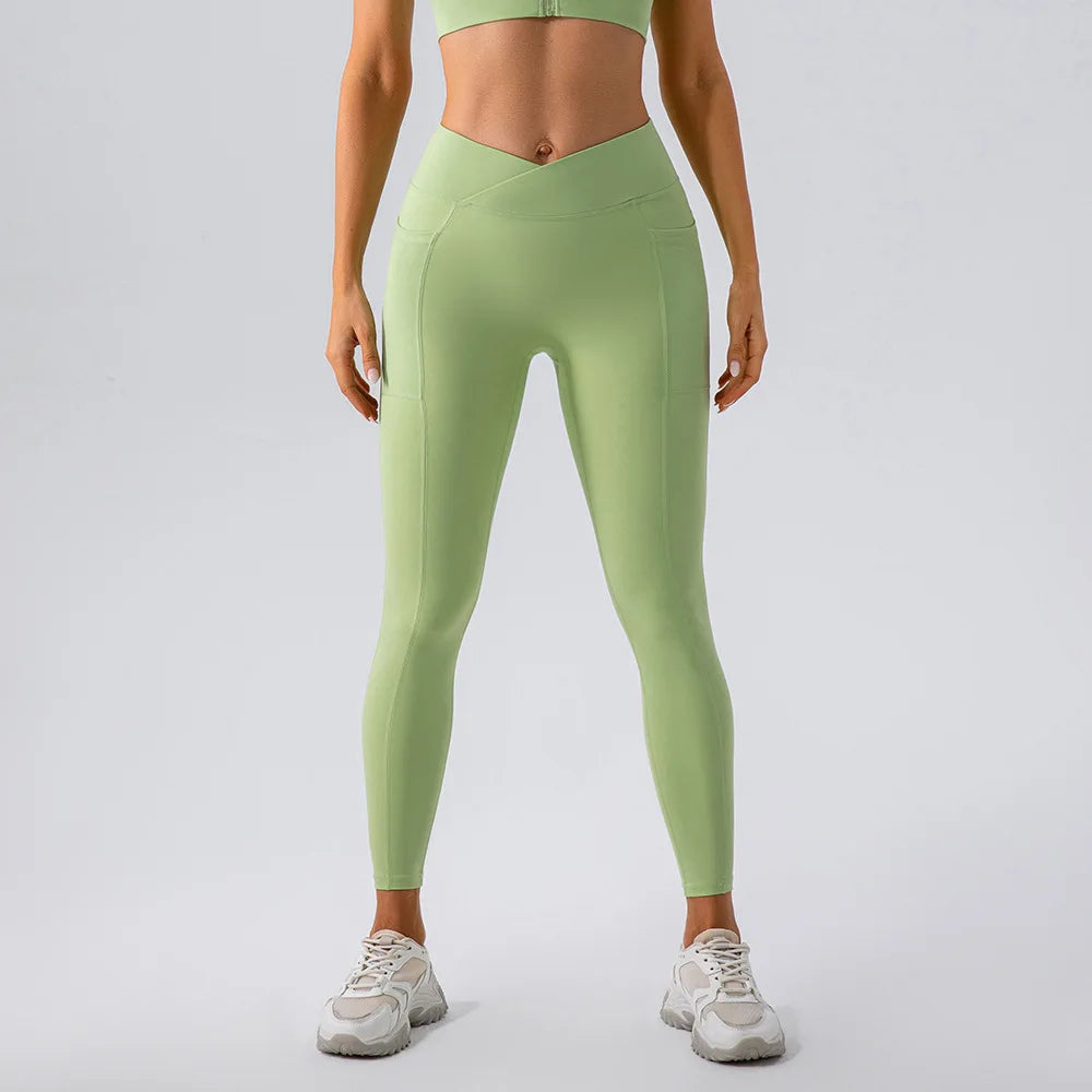 Gymwear leggings and zip top