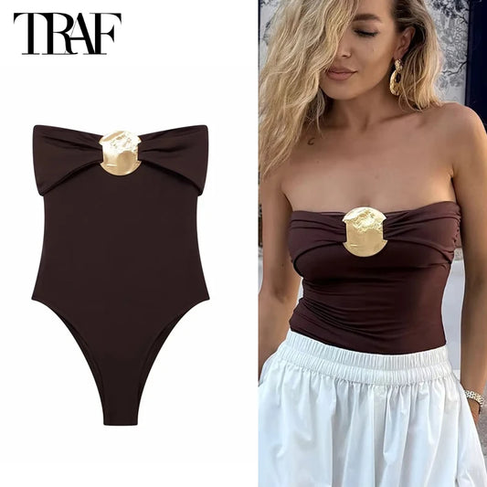 Bodysuit Women off Shoulder