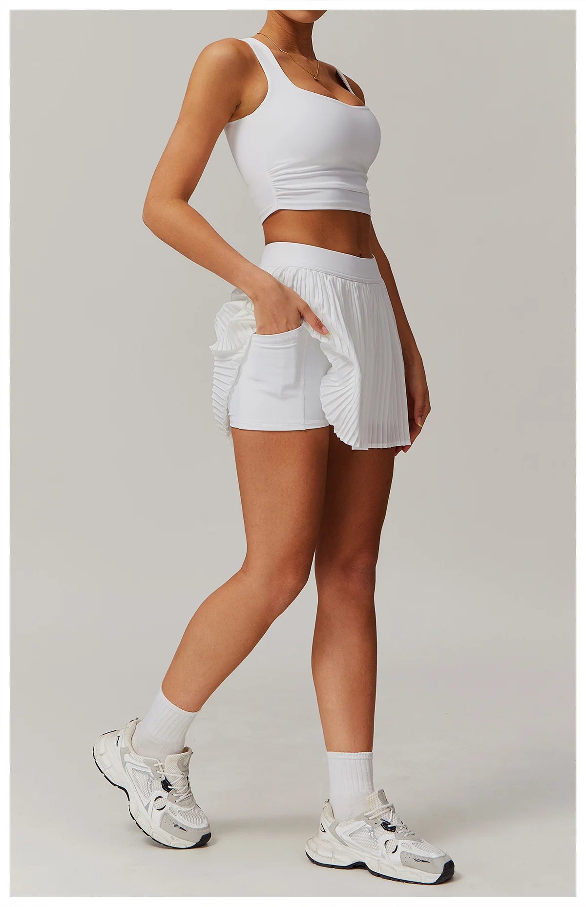 Womens two piece tennis outfit