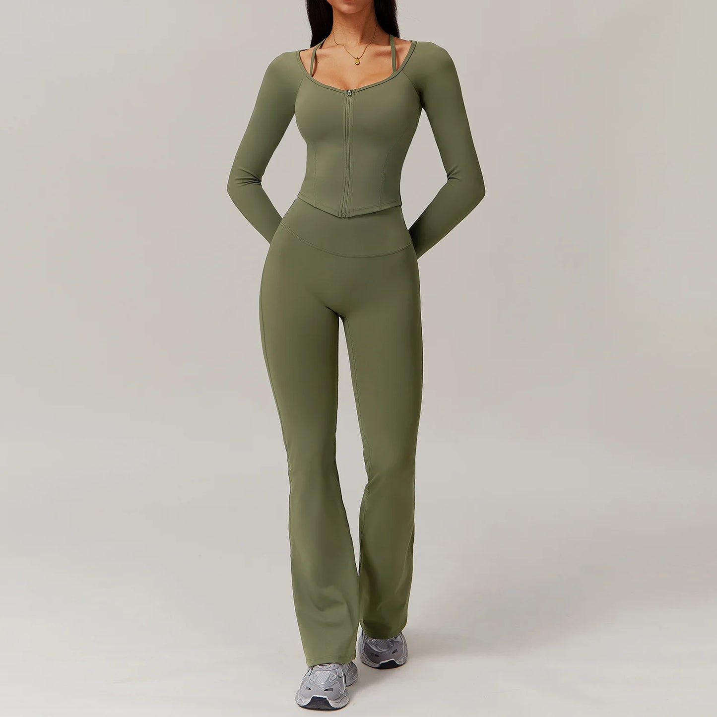 2PCS Women Tracksuits Yoga