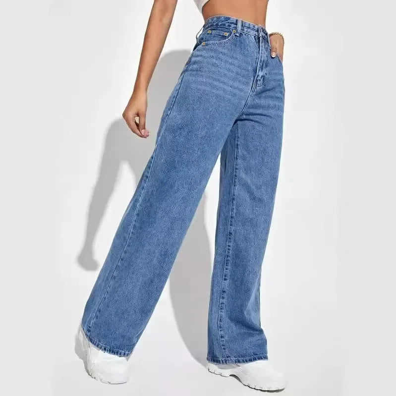 Women Jeans Denim Wide Leg