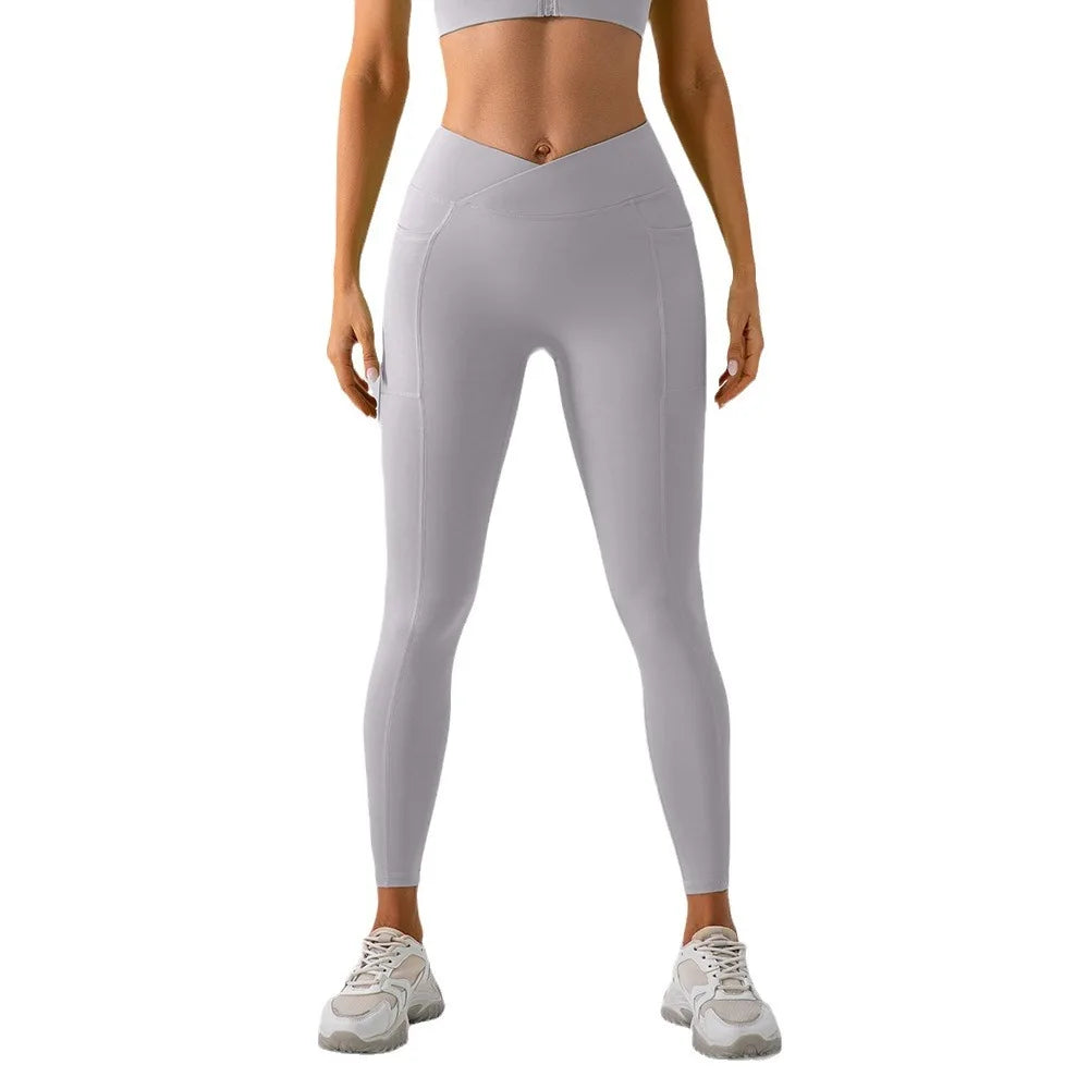 Gymwear leggings and zip top