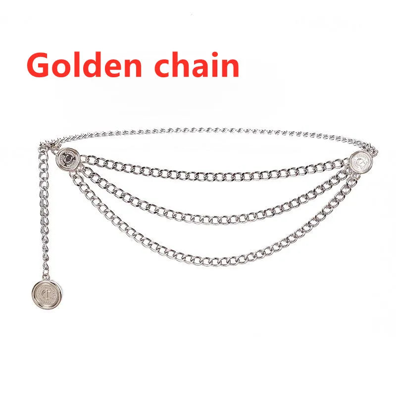 Metal Tassel Chain Waist Chain Belt