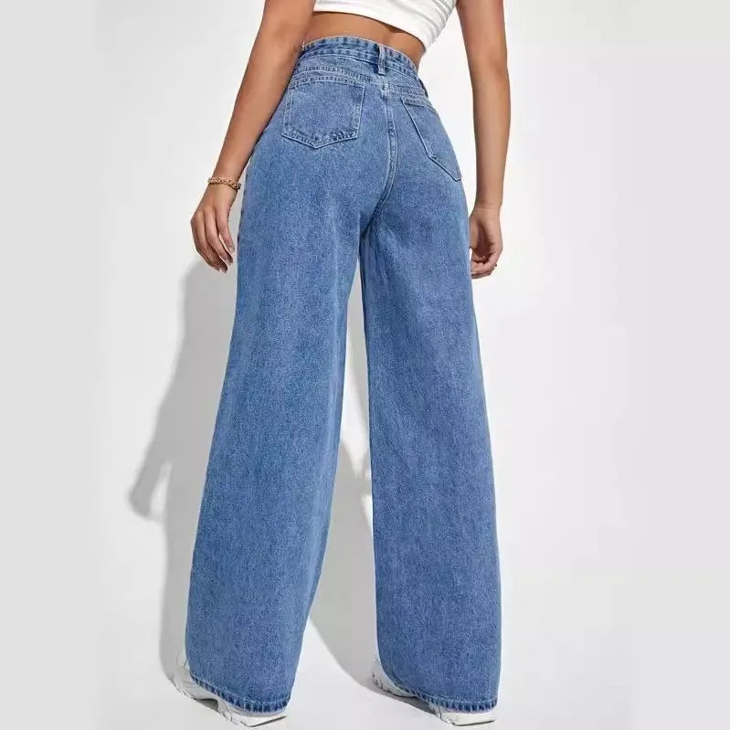 Women Jeans Denim Wide Leg