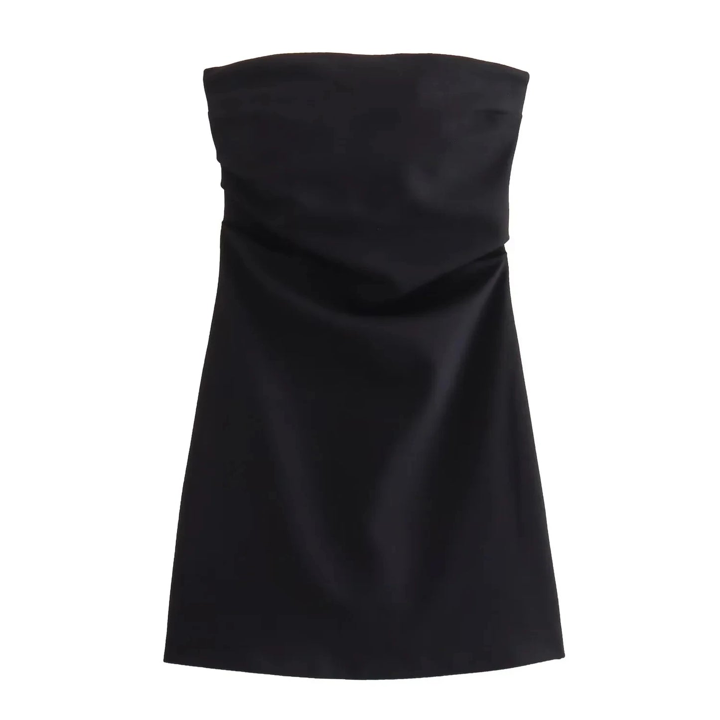 Womens ruched Mini strapless dress