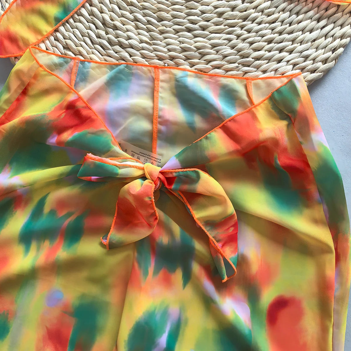 2 Cover Ups High Waist Bikini