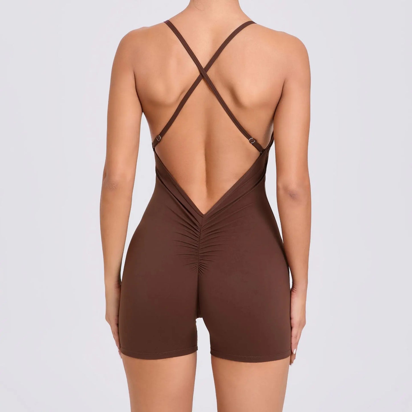 Women Yoga Bodycon Jumpsuit