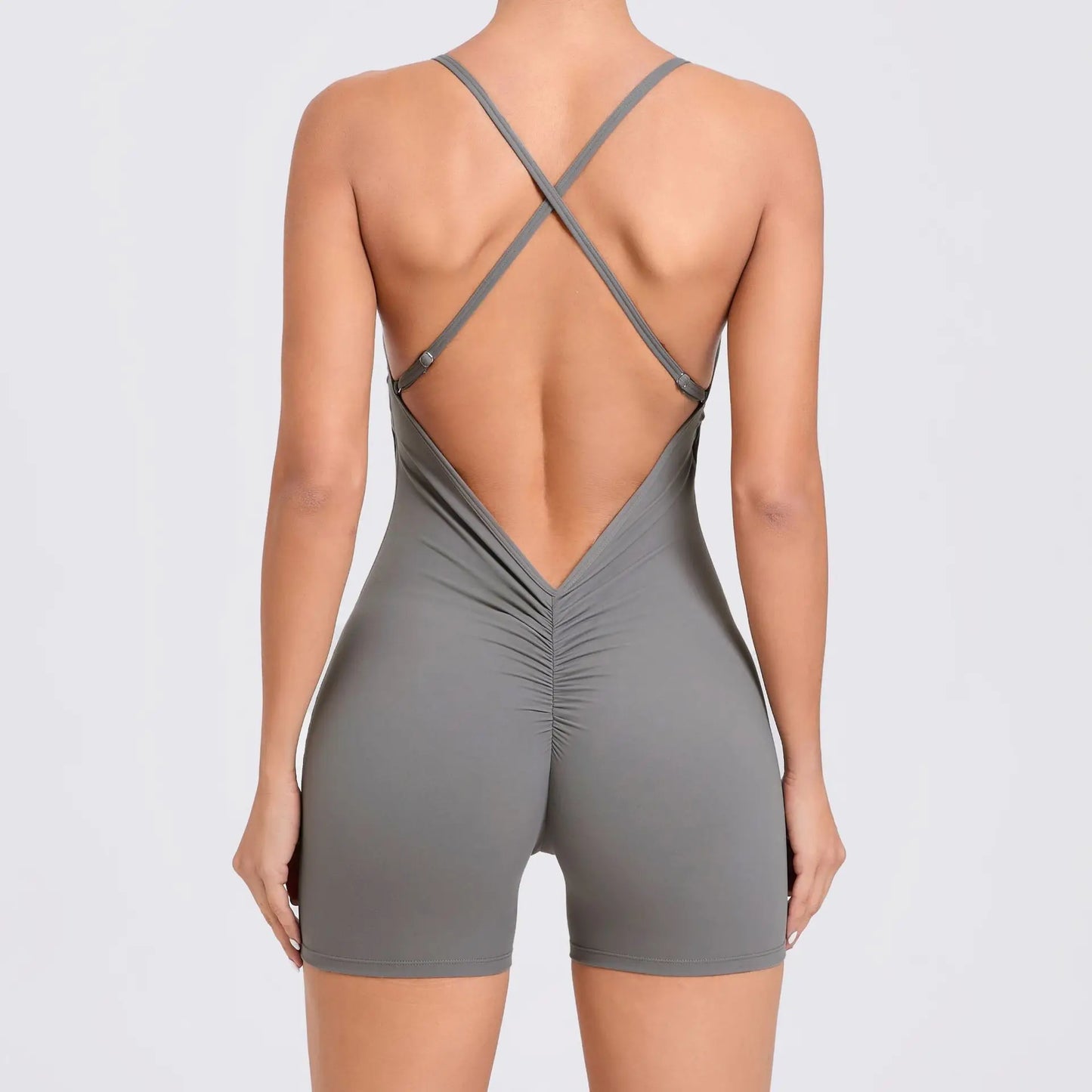 Women Yoga Bodycon Jumpsuit