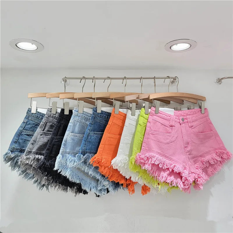 Raw Denim Shorts