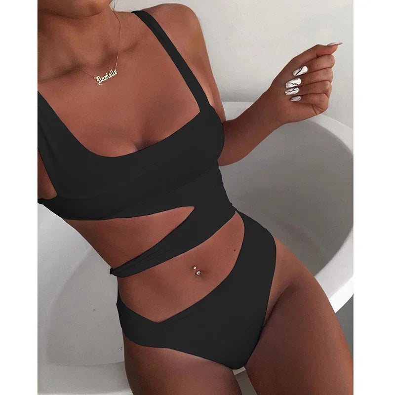 Cutout swimsuit