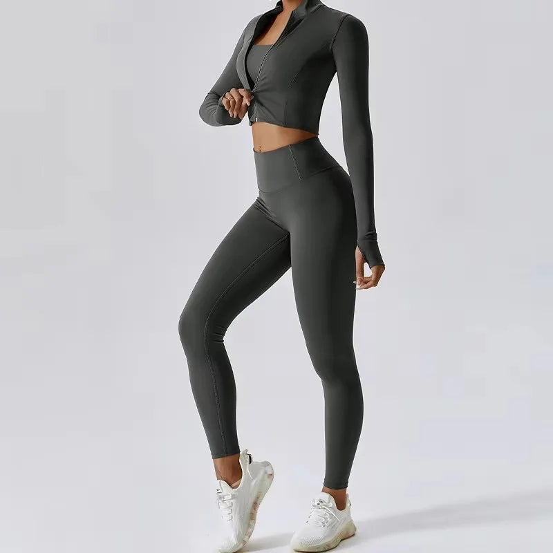 Three piece gymwear