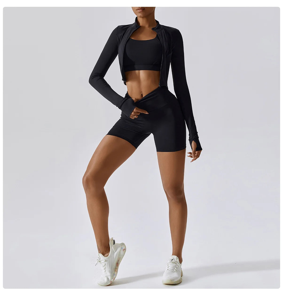 Three piece gymwear