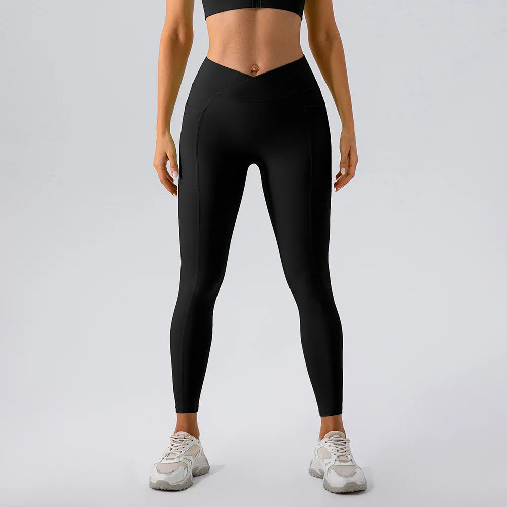 Gymwear leggings and zip top