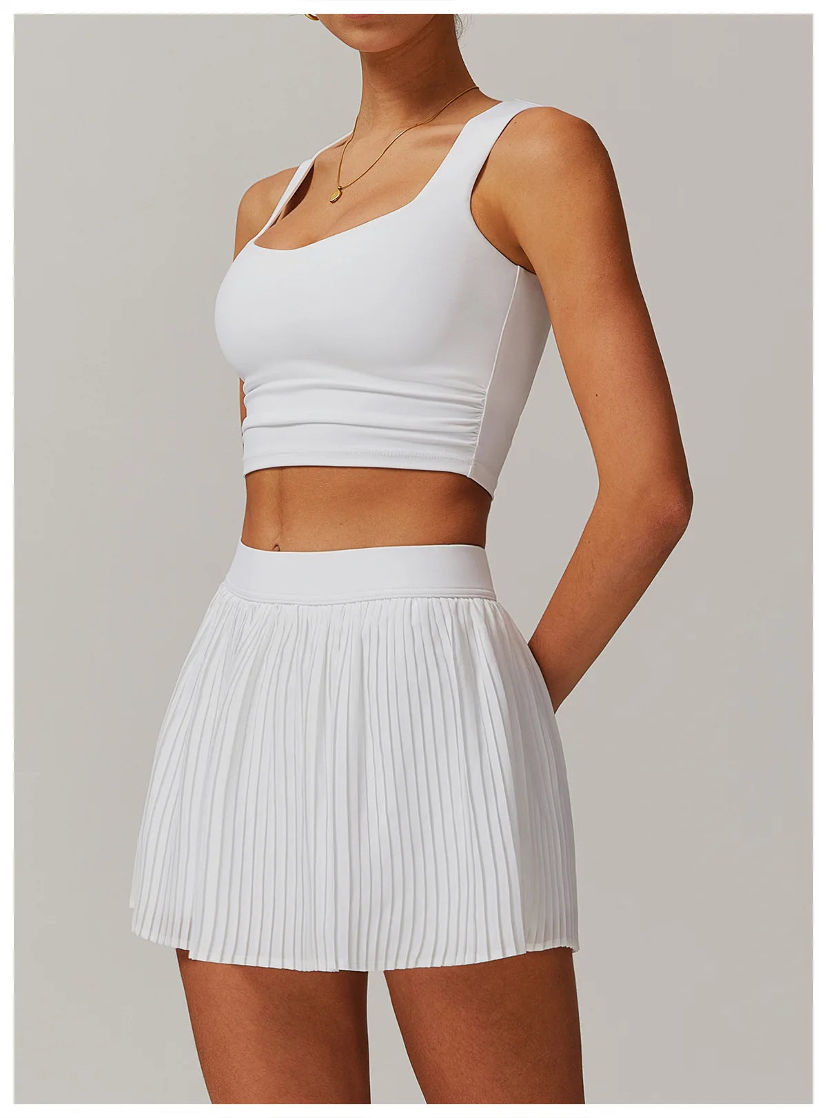 Womens two piece tennis outfit