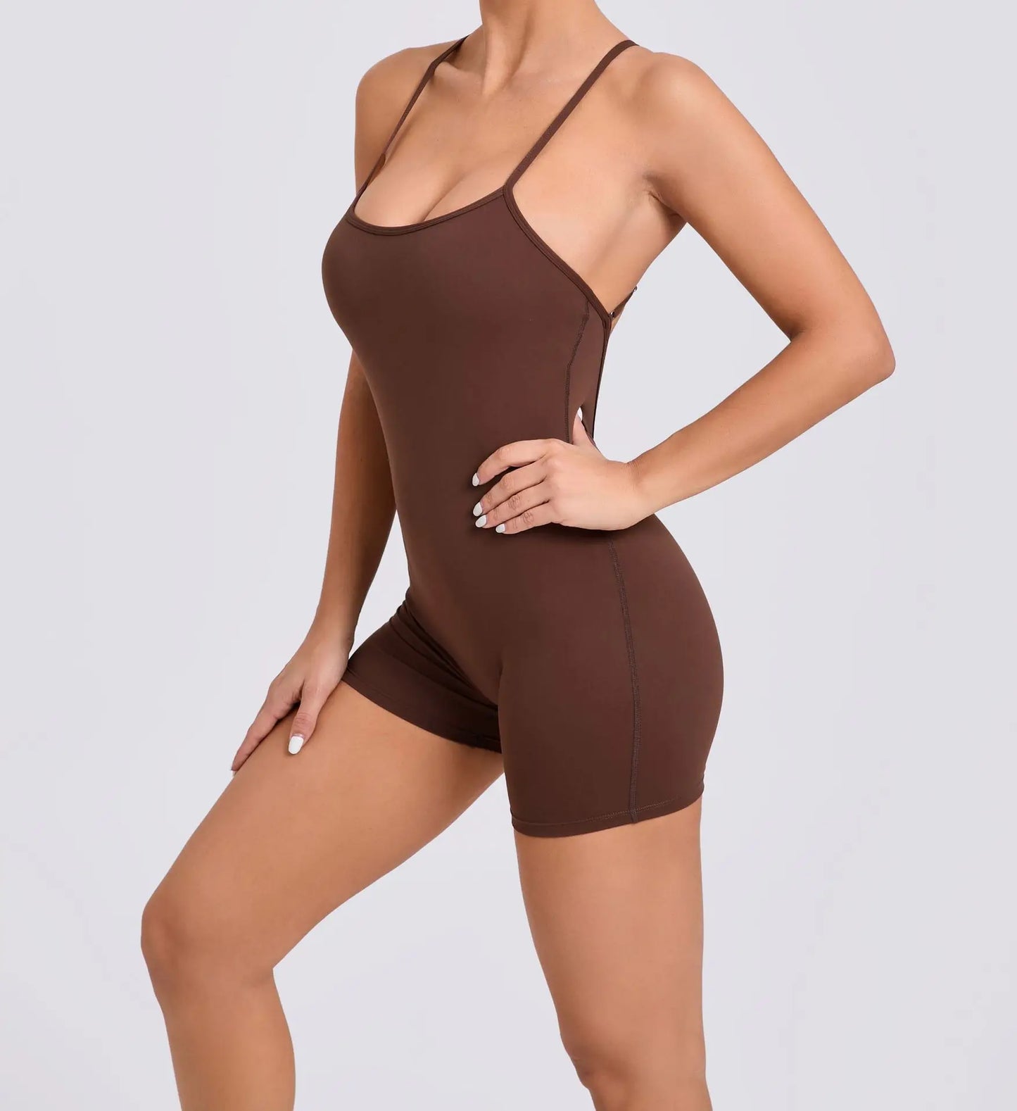 Women Yoga Bodycon Jumpsuit