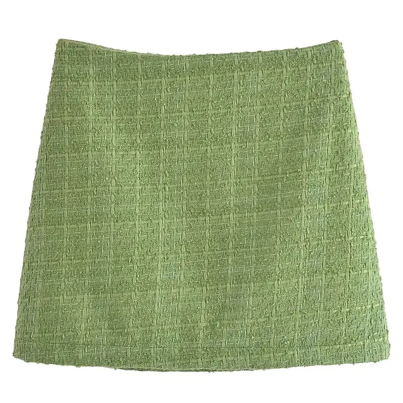 Green Zara inspired skirt co ord