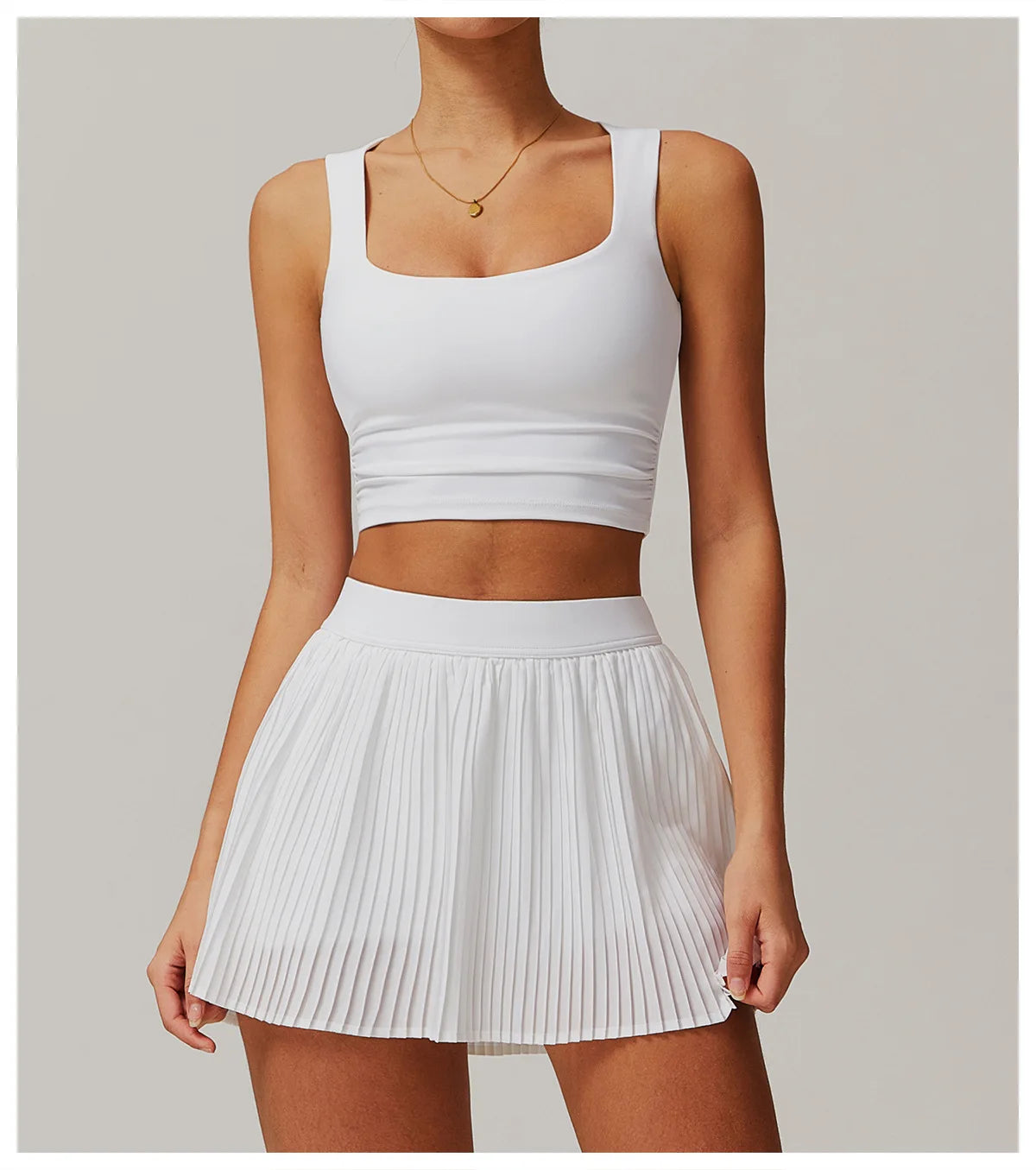 Womens two piece tennis outfit